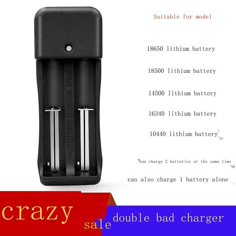 Mới Nguyên Bản 18650 18500 14500 16340 Pin lithium 4.2V3.7V Đèn Pin Mạnh Đèn Pin Sạc