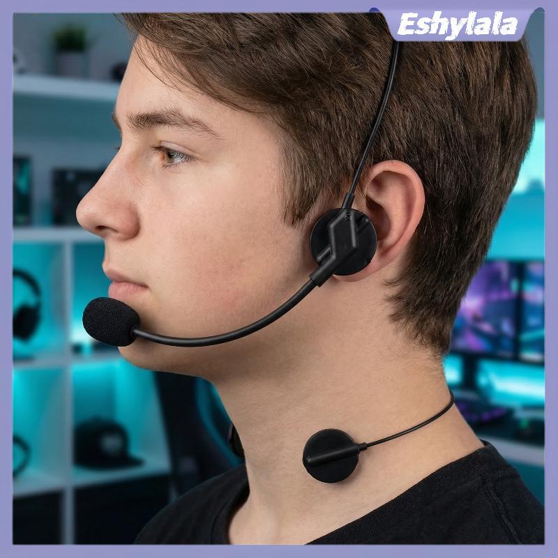 Eshylala Vui Nhộn Micro Giả Tai Nghe Chống Đỡ Cho Rostar Trang Phục Đảng Cung Cấp Nhẹ Phụ Kiện Cho S