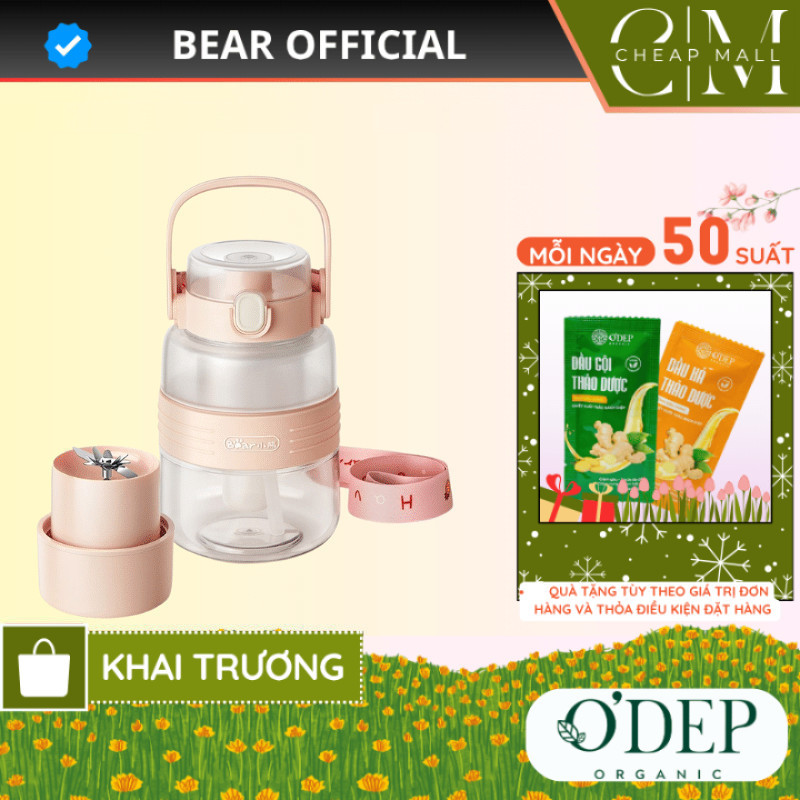 Máy xay sinh tố cầm tay Bear LLJ-P10X5, Hàng chính hãng - CHEAP CSA