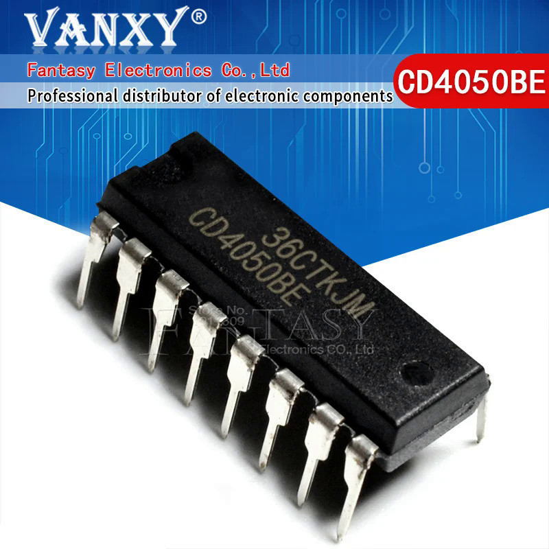 10 CÁI CD4050BE DIP16 CD4050 DIP 4050BE DIP-16 IC mới và nguyên bản