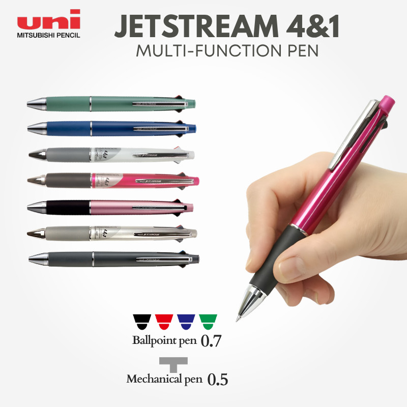 Mitsubishi Pencil Jetstream 4&1 Multi-Function Pen 0.7mm
