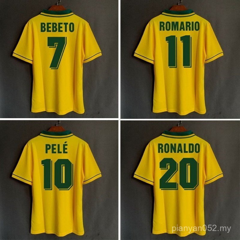 Áo bóng đá retro Brasil 1994 - Romario & Ronaldo