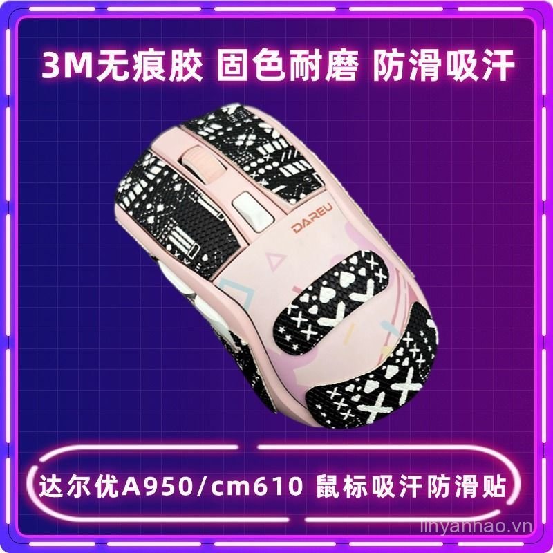 Thích hợp cho Chuột Daryou A950 / CM610 Miếng Dán Chống Trơn Trượt Miếng Dán Chân a950 a950pro Miếng