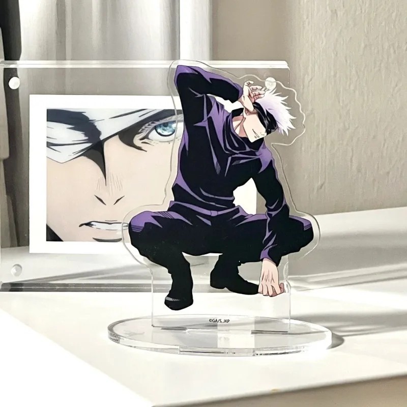 Standee Anime Jujutsu Kaisen Gojo Satoru Mô Hình Mica Trang Trí Bàn Học Chú Thuật Hồi Chiến Phụ Kiện