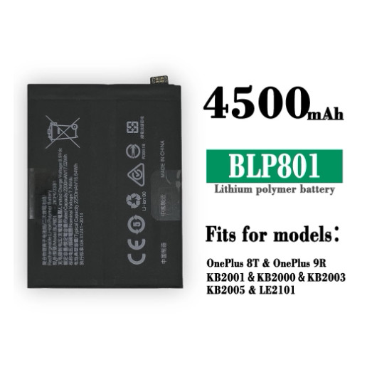 [Hàng có sẵn] Thích hợp cho OPPO 1 + 9R One Plus 1 + 8T BLP801 Pin điện thoại di động dung lượng lớn