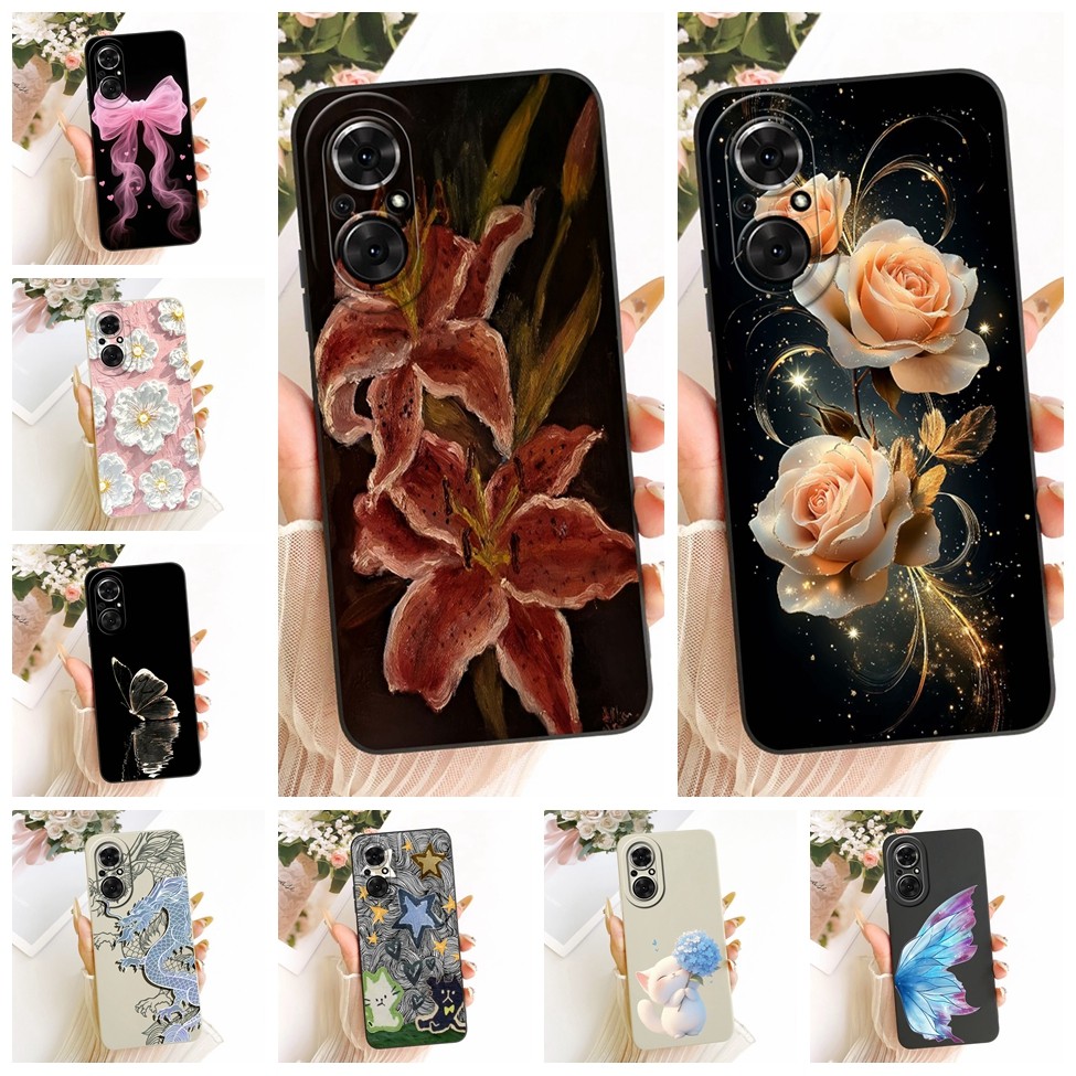 Ốp điện thoại Honor 50 SE JLH-AN00 Phim hoạt hình thời trang dễ thương Vỏ điện thoại silicon sơn ngộ