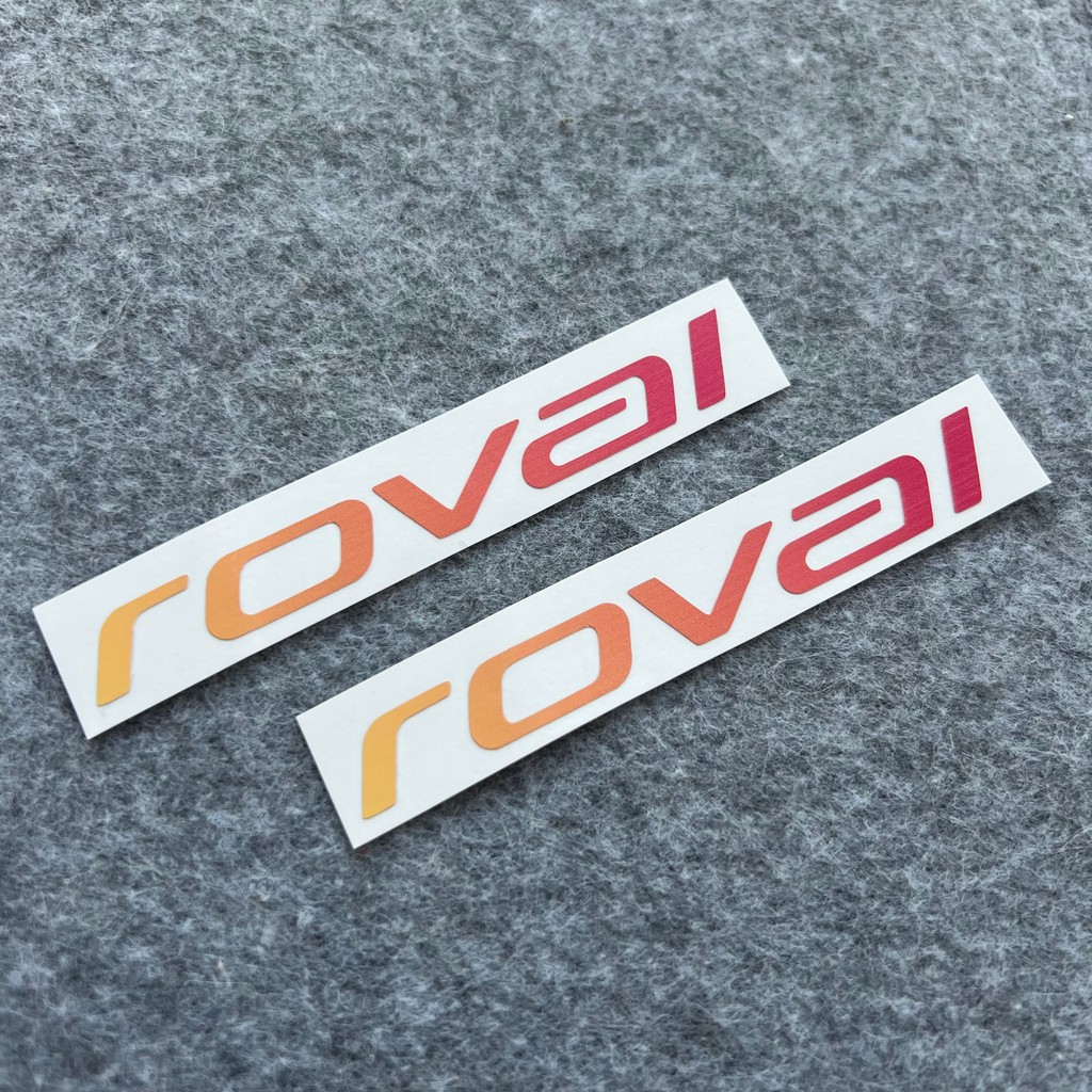 Thích hợp cho Lightning ROVAL RAPIDE Tay cầm tích hợp logo lưu động ngang Nhãn dán thay đổi màu sắc