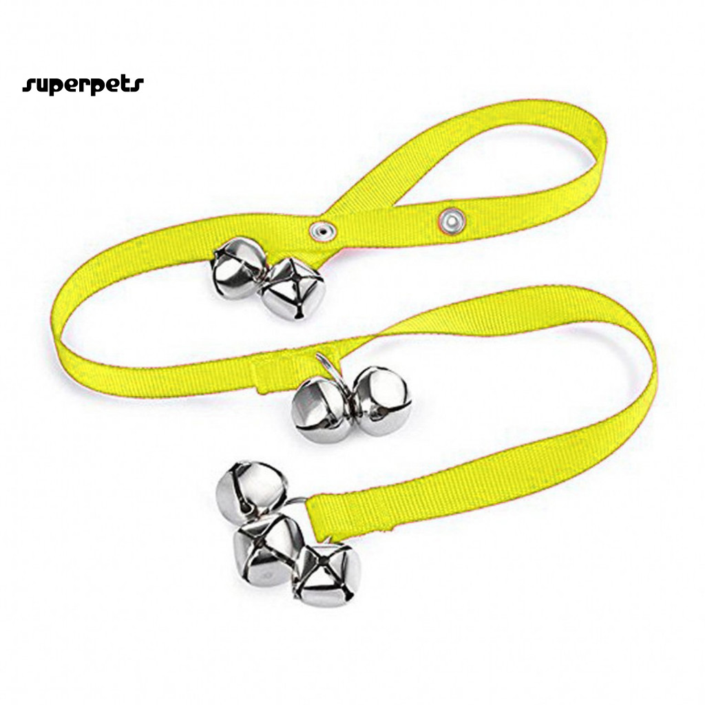 < COD > Chuông cửa cho chó cưng Dây có thể điều chỉnh Huấn luyện tại nhà Giao tiếp Clicker với 7 chu