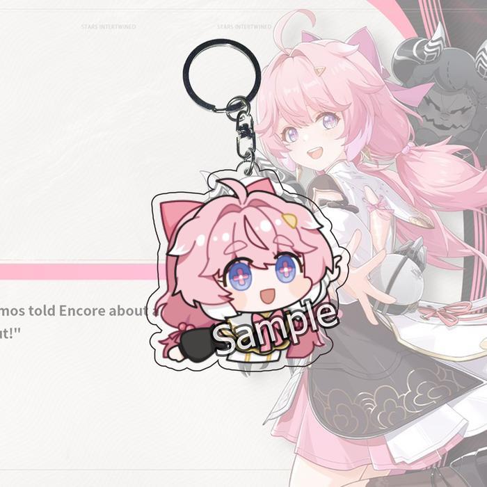 Gantungan Kunci Anime Game Wuthering Waves Encore Ganci - Encore01, Gantungan Kunci
