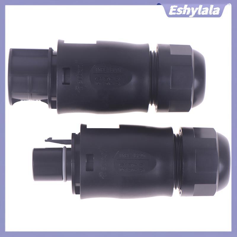 Eshylala BC01 3 Pin Kết Nối AC Nam Nữ IP68 Cho Lưới Năng Lượng Mặt Trời Cà Vạt Micro Biến Tần Hoymil