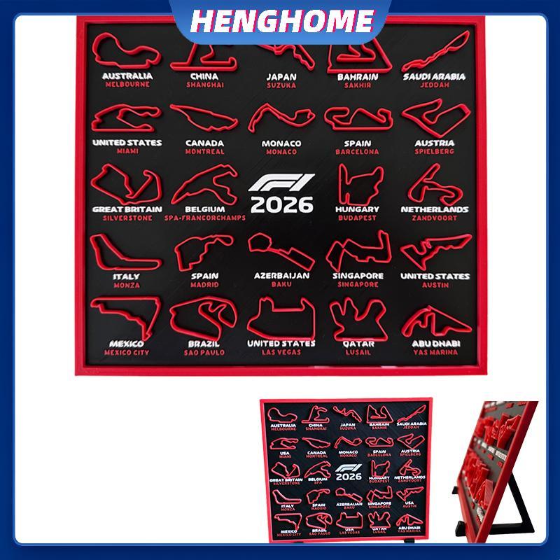 HENGHOME 2026 Công Thức 1 Lịch F1 Có Chân Đế Đua Để Bàn Lịch Trang Trí Văn Phòng Tại Nhà Trang Trí M