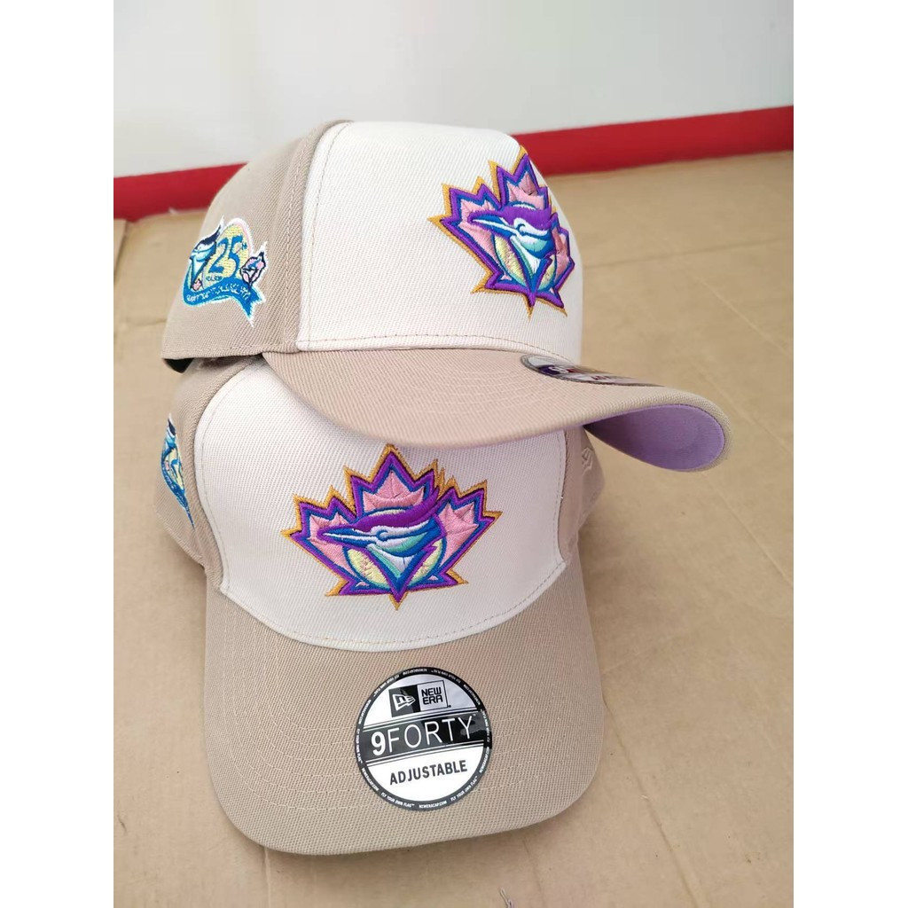 Mũ MLB 9FORTY Toronto Blue Jays vành cong, dễ điều chỉnh, phụ kiện thời trang cho fan hip hop PN5H M