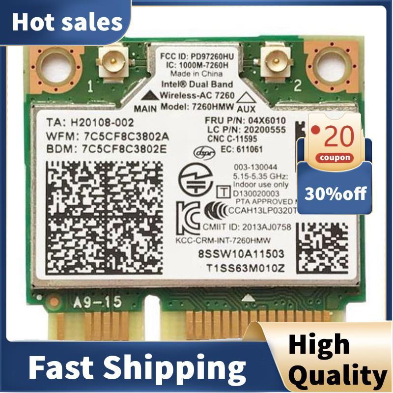 Notebook Tích Hợp Thẻ Không Dây Cho 7260HMW 7260AC 867M Dual Band 5G Thẻ Không Dây BT4.0 Cho 04X6090