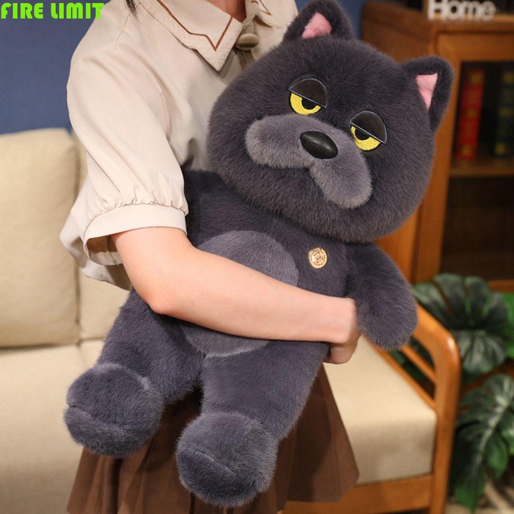FIRE LIMIT Xám Sói Sang Trọng Búp Bê, Mèo Xanh Lười Ngồi Chó Đồ Chơi Sang Trọng, Sang Trọng Raccon Đ