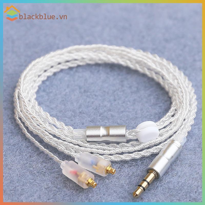 Cáp nâng cấp tai nghe BBLUE HiFi MMCX 3.5mm 1.2m Cáp lõi mạ bạc cho Sennheiser IE200 / IE300 / IE600