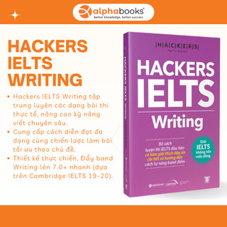 Sách - Lẻ/Combo Hackers IELTS (Có File Nghe): Listening + Reading + Writing + Speaking (Gamma books)