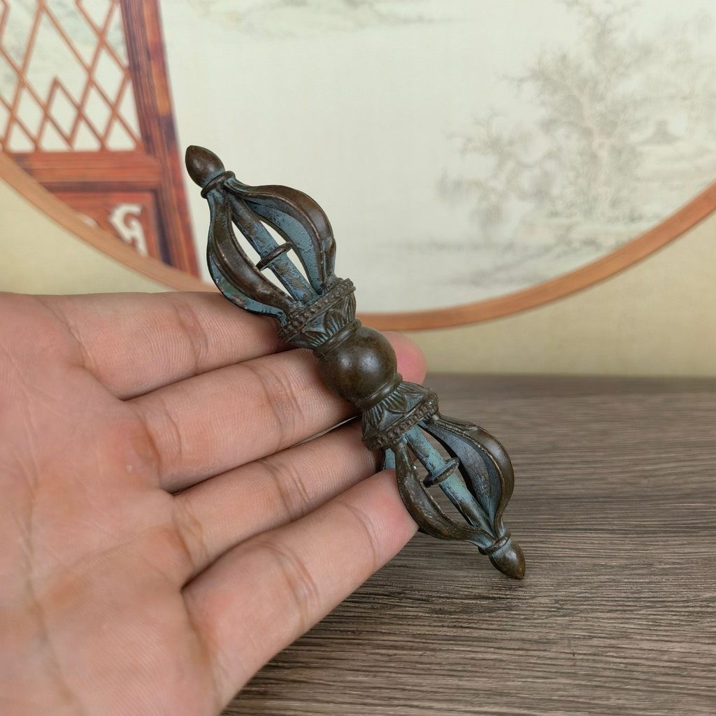 Retro Magic Tool Hộ Gia Đình Để Bàn Vajra Demon Pestle Puba Pestle Đồ Trang Trí Tay Nghề Tốt