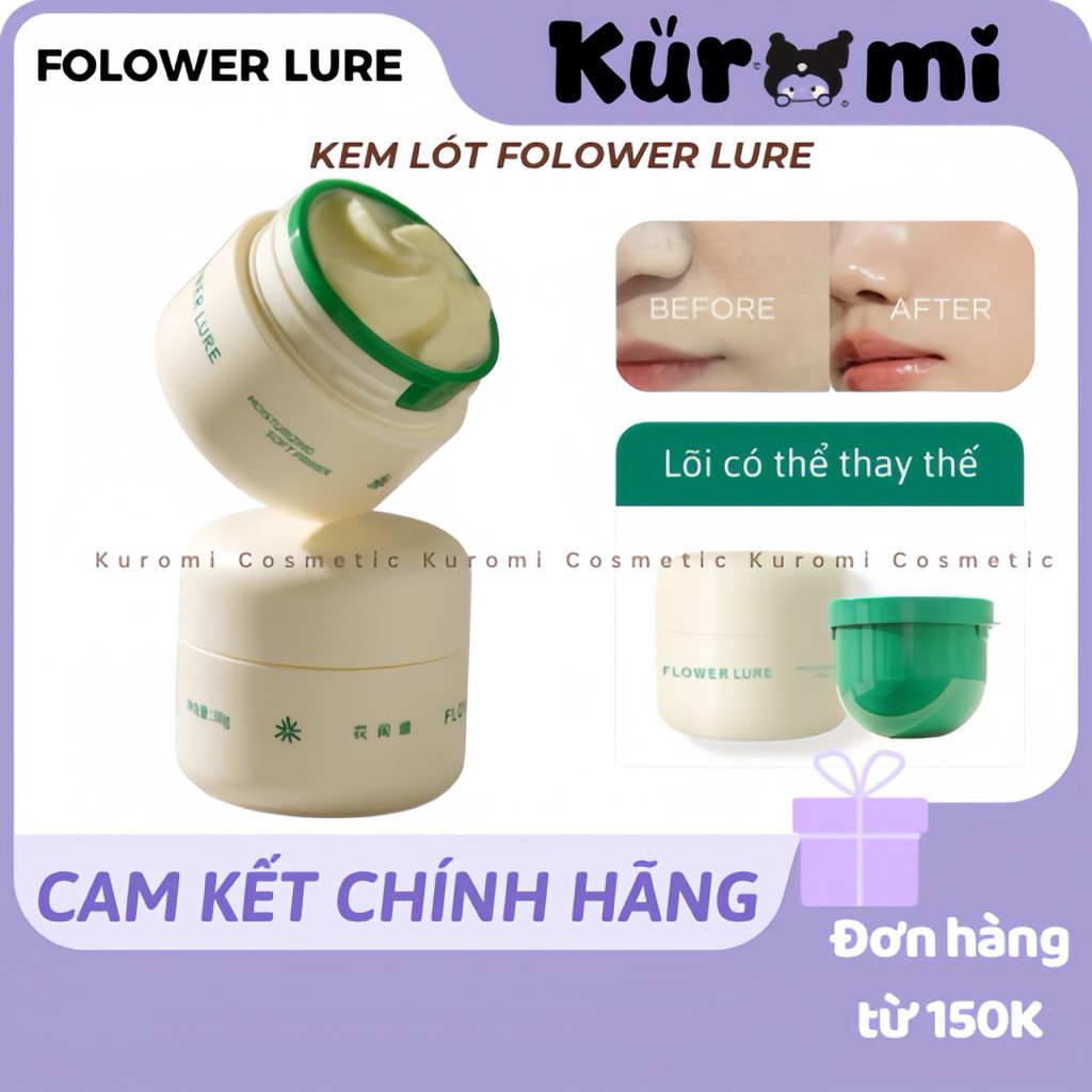 [FLOWER LURE] Kem lót trang điểm Flower Lure Moisurizing Skin-fit 30g Kuromi Cosmetics