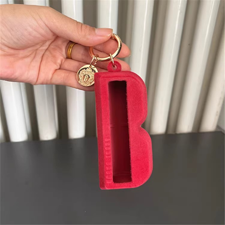 Miễn Phí Vận Chuyển Trong Nước Quầy Bobby Brown Son Môi Túi Treo Son Môi Silicon Bảo Vệ Vòng Chìa Kh