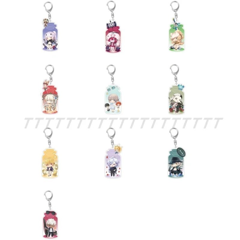 Móc khóa Fate/Grand Order FGO Anime Acrylic mica Mash Jeanne dArc Ashiya Douman Enkidu Fujimaru tran