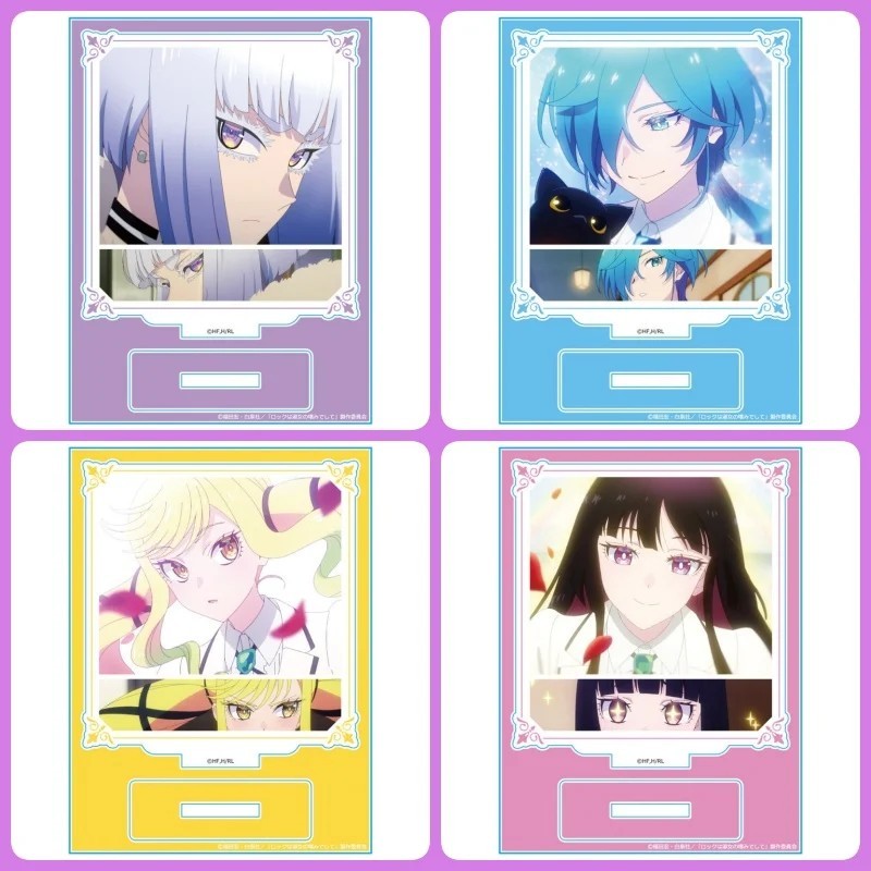 Standee Anime Rock Is a Ladys Modesty Mô Hình Mica 15cm Trang Trí Quà Tặng Rock wa Shukujo no Tashin