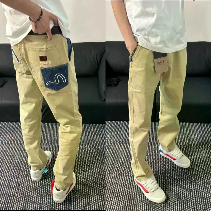 NB64GG EVISU 2025 - Quần Mỏng Thêu Cho Nam và Nữ, Thiết Kế Thời Trang Hàng Ngày