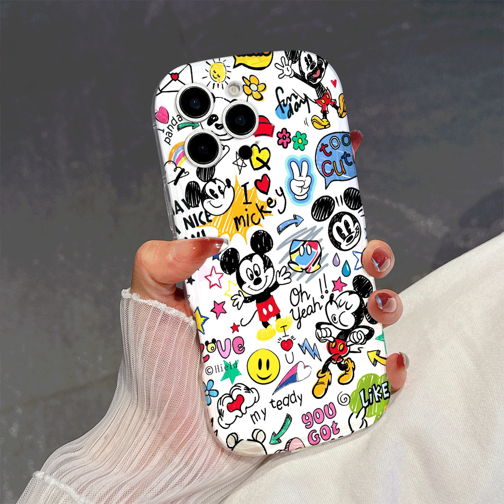 Disney Mickey case lưng iPhone Cho 11 case iPhone 16 plus 12 13 14 pro max 15plus cover 15pro soft c