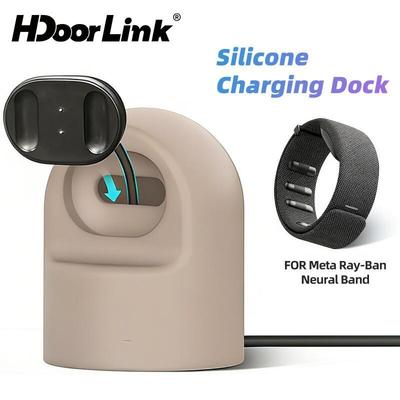 Giá đỡ sạc HdoorLink cho màn hình Meta Ray Ban Kính thông minh Giá đỡ sạc silicon