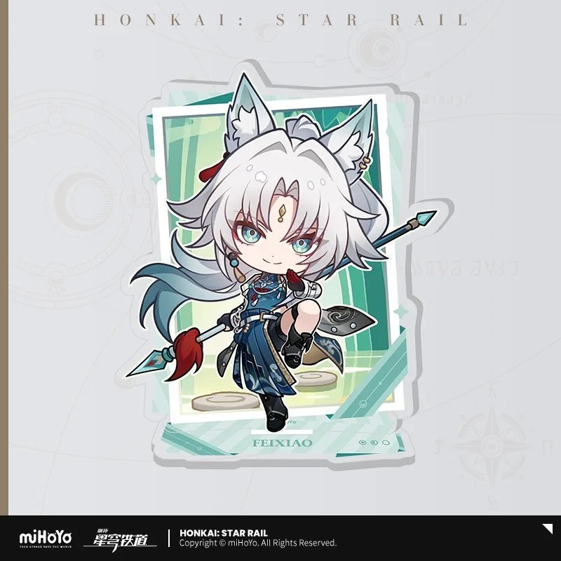 Standee Honkai Star Rail Feixiao mô hình Acrylic Mihoyo Official trang trí bàn học quà tặng fan game