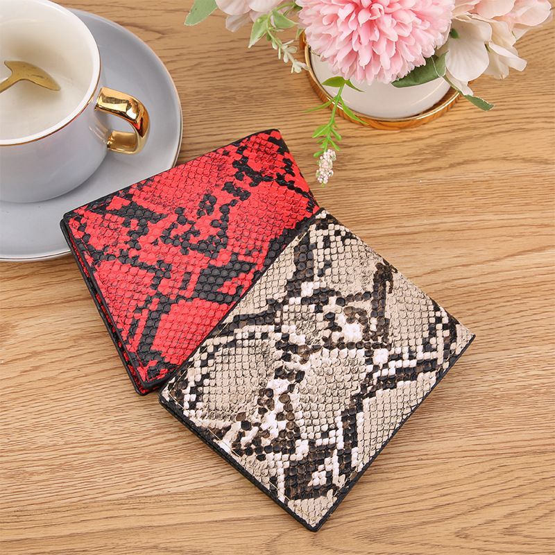 Short wallet with card slots, vintage and creative, large soft wallet5ya New hot-selling printed lea