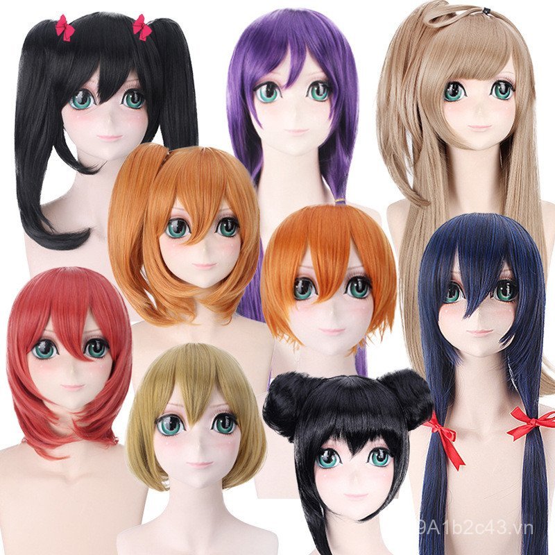 Tóc giả cosplay Love Live các nhân vật Nishiki no Maki, Yazawa Nicole và Tojo Noon