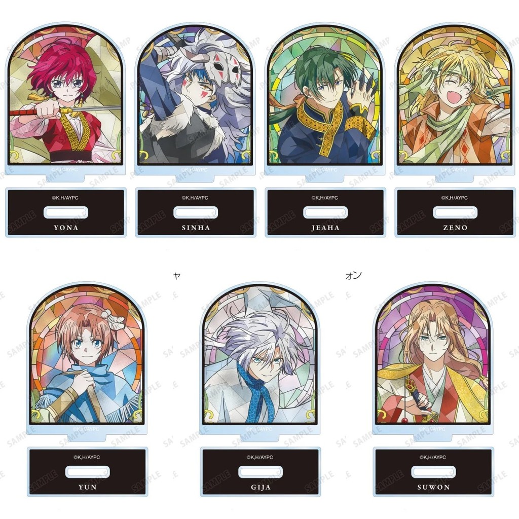 Standee Akatsuki no Yona Bình Minh Của Yona mô hình Anime Mica nhân vật Yona Sinha Gija Jaeha Zeno Y