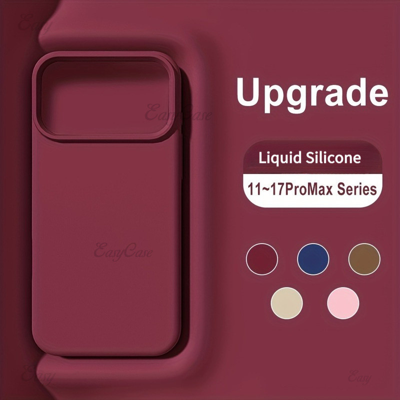 Thích hợp cho iPhone17 15 16 14 13 12 Ốp điện thoại silicon lỏng ProMax Thích…