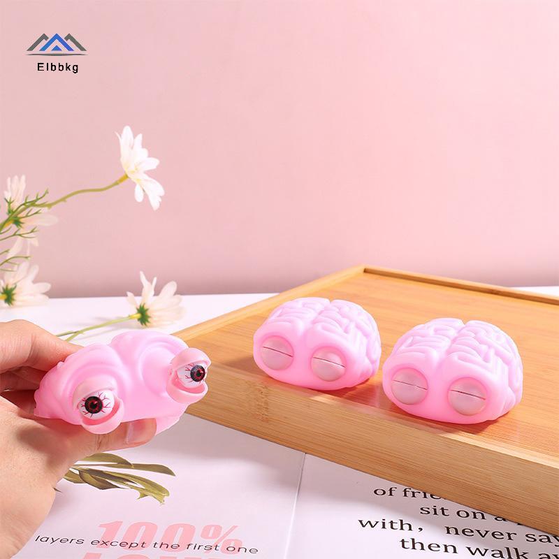 ELBBKG Chống Căng Thẳng Flippy Não Squishy Mắt ping Bóp Đồ Chơi Giảm Lo Âu Đồ Chơi Mới