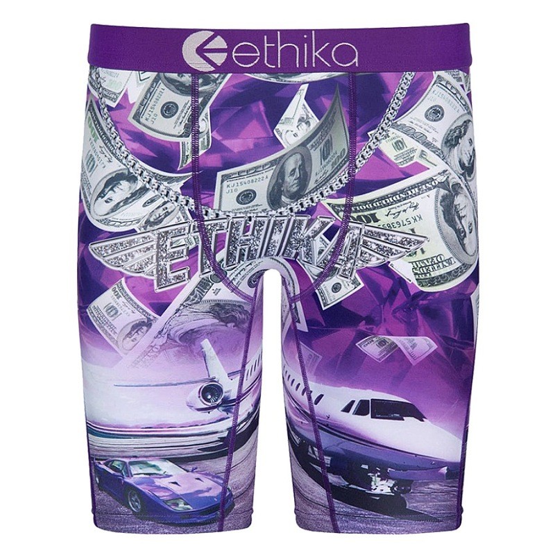 Quần Lót Nam Boxer Ethika Ice Silk - Nhanh Khô, Thiết Kế Mở Rộng