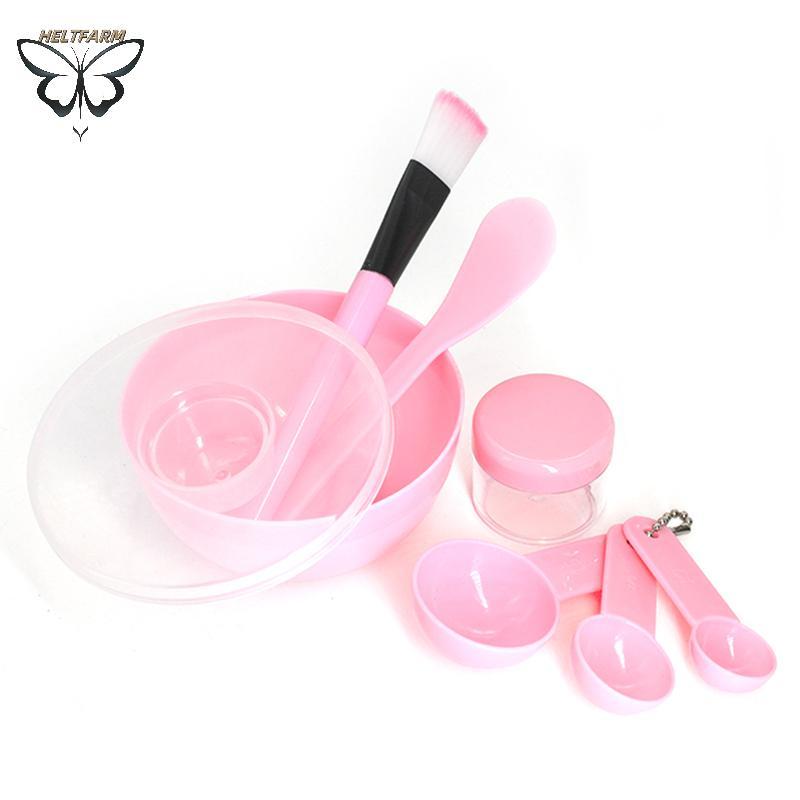 GOLD Facial Brush Mask Bowl Muỗng Set Mask Brush Bar DIY Beauty Tools Mixing Tools Skin Care Makeup 