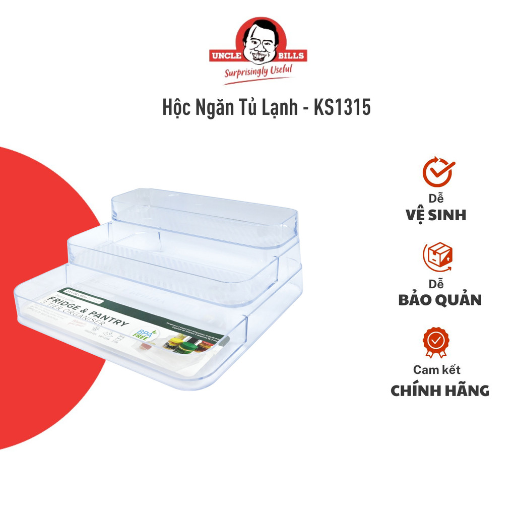 Hộc Ngăn Tủ Lạnh 3 Tầng UNCLE BILLS KS1315