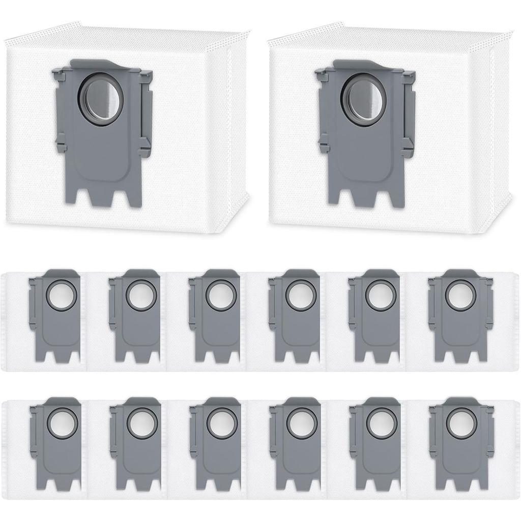 14 Gói Túi Bụi Thay Thế Cho Roborock Q7 M5 +, Q10 S5 + / Q10 X5 +, Q5, Q5 +, Q5 Pro + Q5 Max + S8 + 
