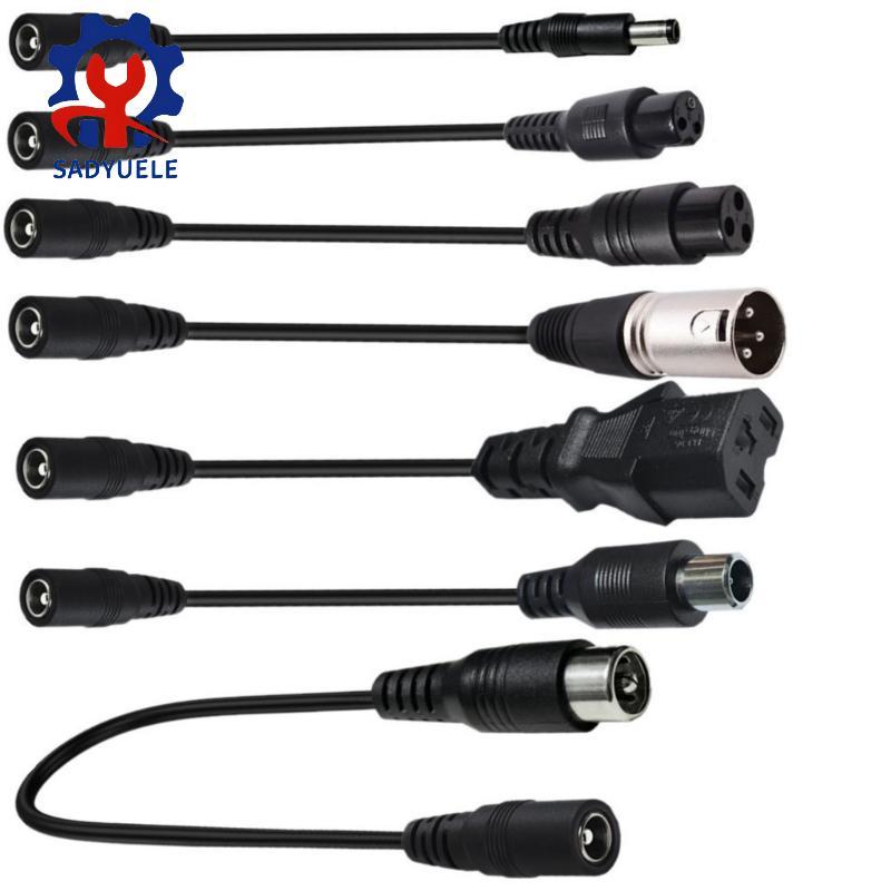Copper Wire DC5521 Female to 3PIN Aviation Head Adapter Cable Converter Cord