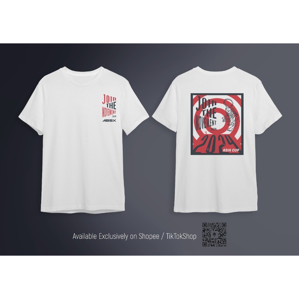 Absx Oversize Cotton 250gsm Football Asian Cup 2023 Phiên bản Thiết kế 3