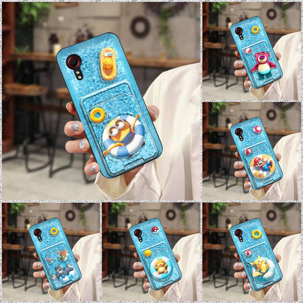 Ốp Điện Thoại Bảo Vệ Hoạt Hình Cho Samsung Galaxy Xcover5 / SM-G525F Chống Sốc Graffiti Chống Bụi Ta
