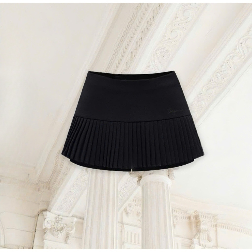 Elyna Studio - Chân váy cạp thấp phối xếp ly nhí PRETTY BOO SKIRT/BL