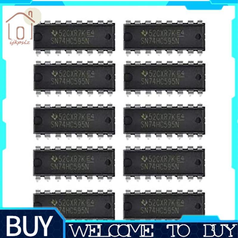 10 CHIẾC IC 74HC595 74HC595N SN74HC595N DIP-16 Logic-Shift Đăng ký
