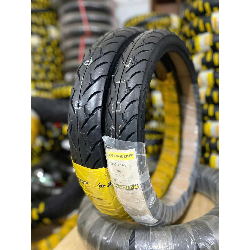 Vỏ Xe Dunlop TT902 Chính Hãng size 80/90-17 90/80 -17 100/70-17 110/70-17 120/70-17 130/70-17
