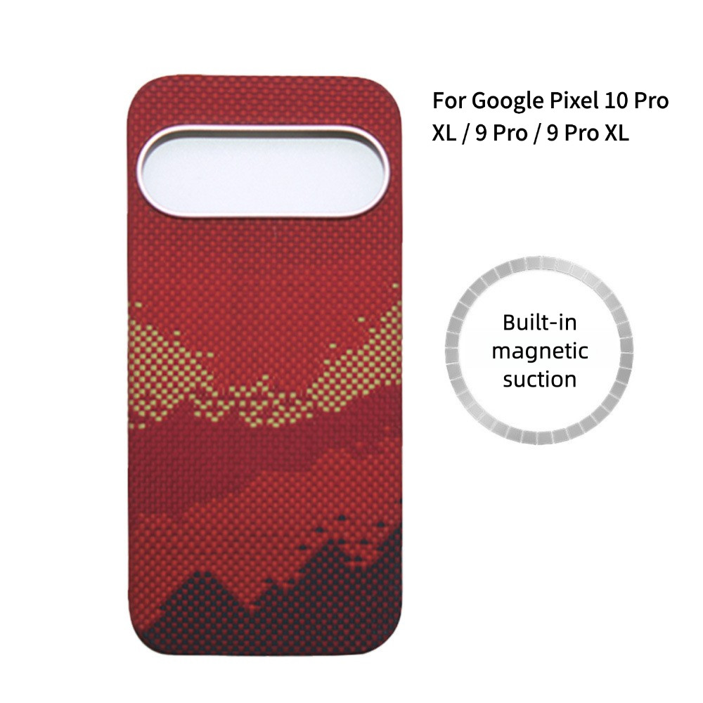 Ốp lưng hạt vải sợi Aramid cho Google Pixel 10 Pro XL / 9 Pro / 9 Pro XL - Chống sốc từ tính