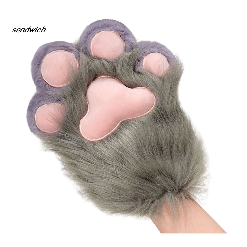 SAND Cosplay Paws Furry Paw Gloves - Mềm mại với lông như chân mèo, phù hợp cho cosplay và sự kiện H