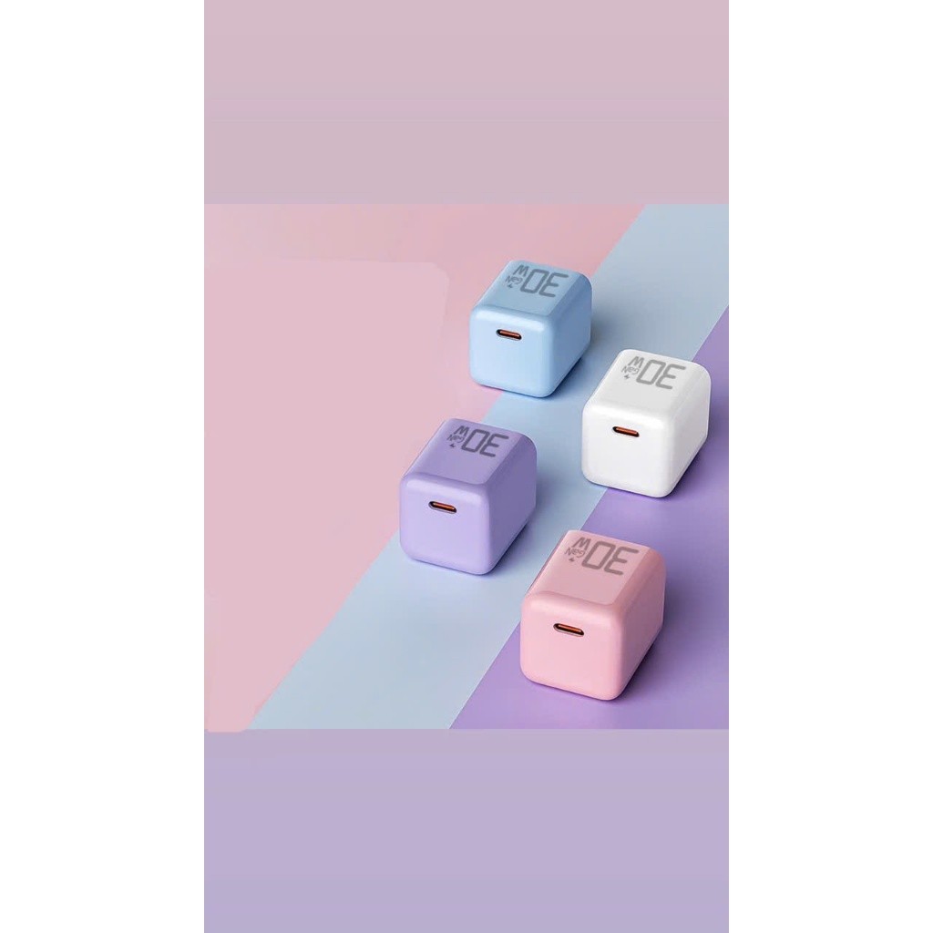 Củ sạc nhanh 30W mini, Cốc sạc nhanh Gan5 30W, Củ sạc nhanh Type C siêu nhỏ - CSIP30WGDM