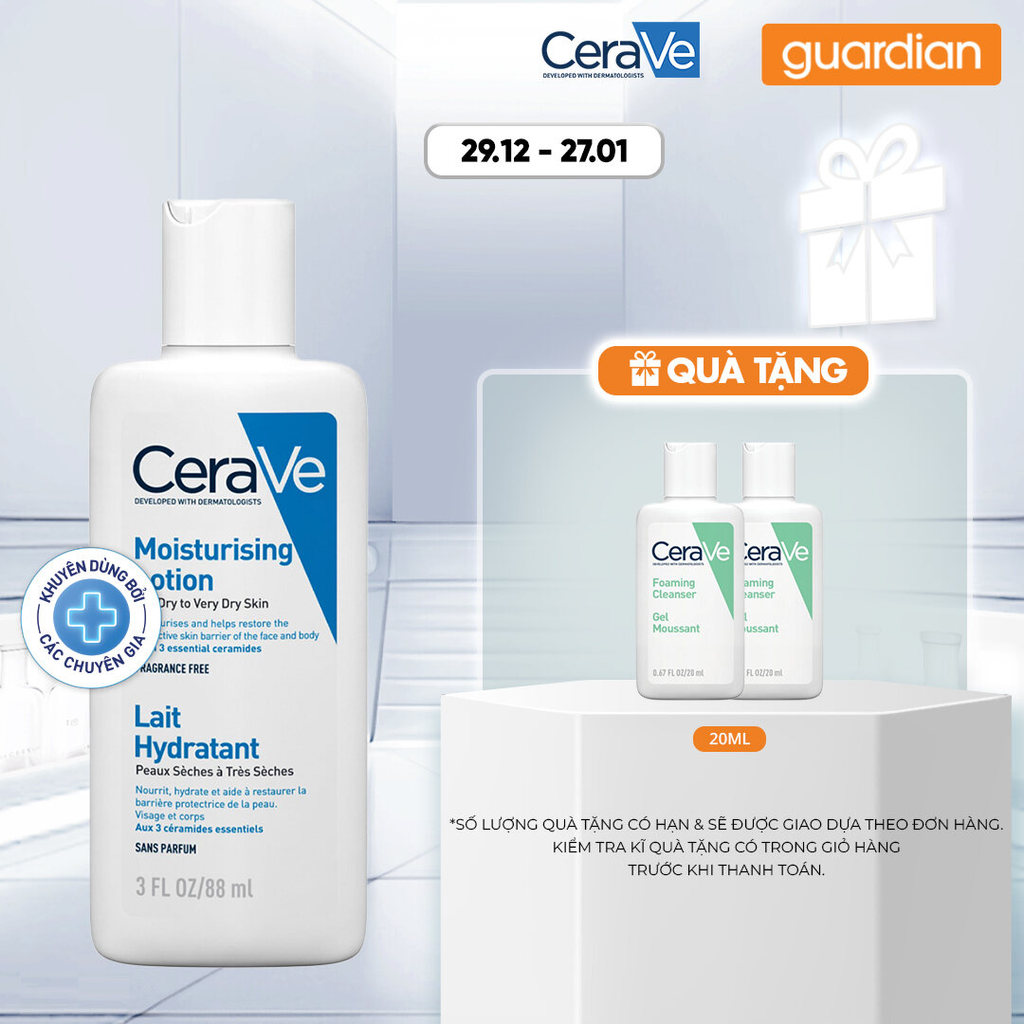 Sữa Dưỡng Ẩm Dành Cho Da Khô Cerave Moisturising Lotion 88Ml