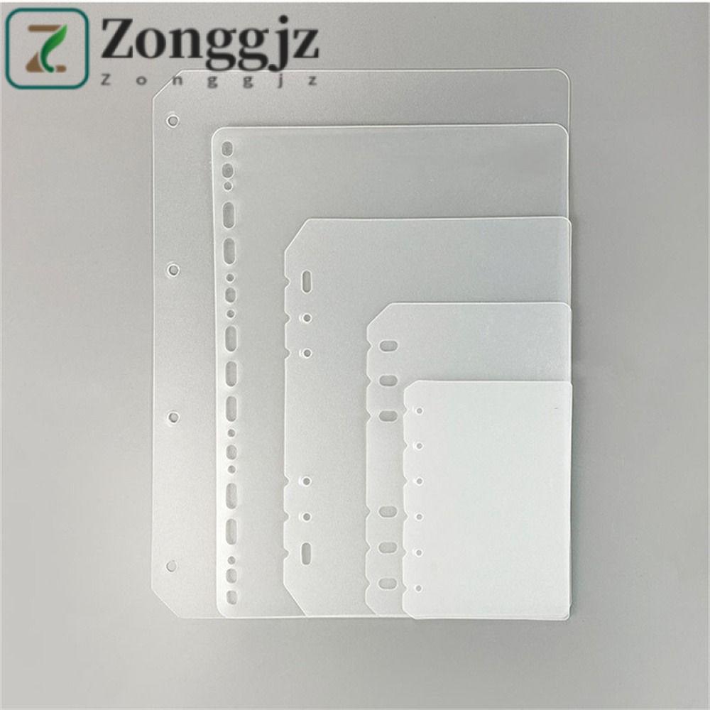ZONGGJZ Notebook Divider Matte Trong suốt 2 Chiếc Board Page Giấy bên trong Sinh viên Planner Separa