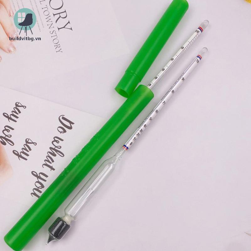 Bg 0-100 Độ Thủy Tinh Rượu Đồng Hồ Đo Nồng Độ Rượu Rượu Rượu Me vitbg